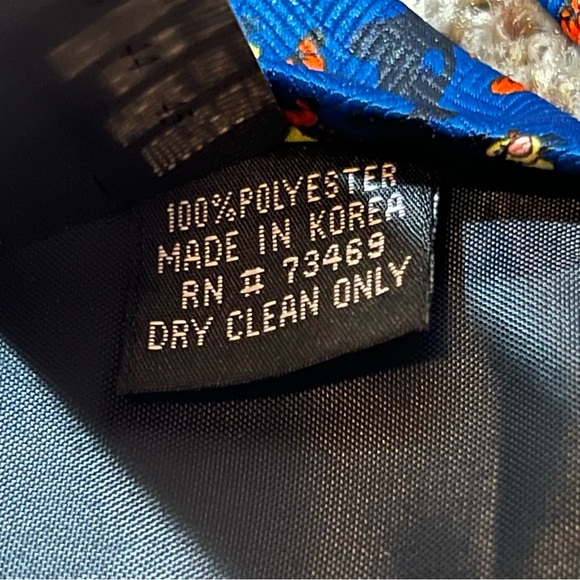 Disney Necktie Pooh Tigger and His Shadow Blue - Picture 8 of 10